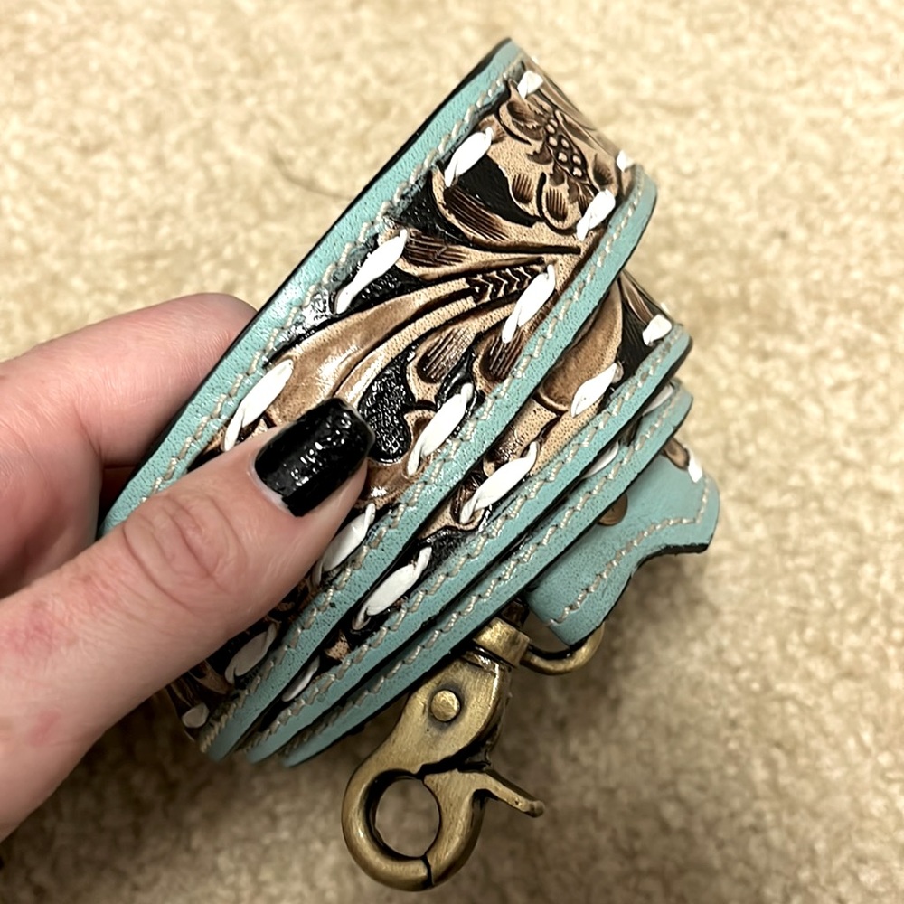 Genuine leather purse strap